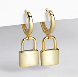 Lock Statement Earrings