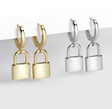 Lock Statement Earrings