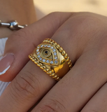 Iris Statement Ring