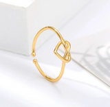 Hailey Heart Statement Ring