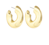 Hayden Hoop Statement Earrings