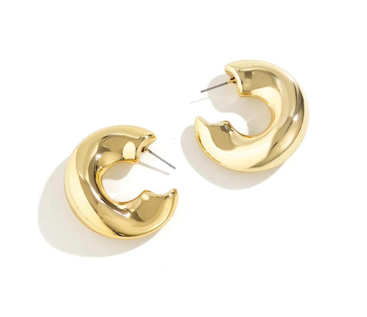 Hayden Hoop Statement Earrings