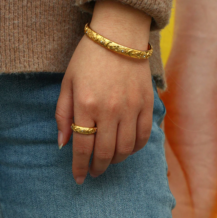 Tatum Vintage Statement Bracelet