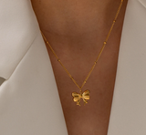 Maria Bow Pendant Necklace