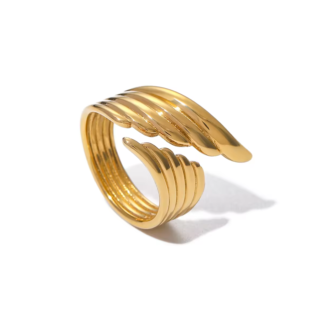 Angel Wings Statement Ring