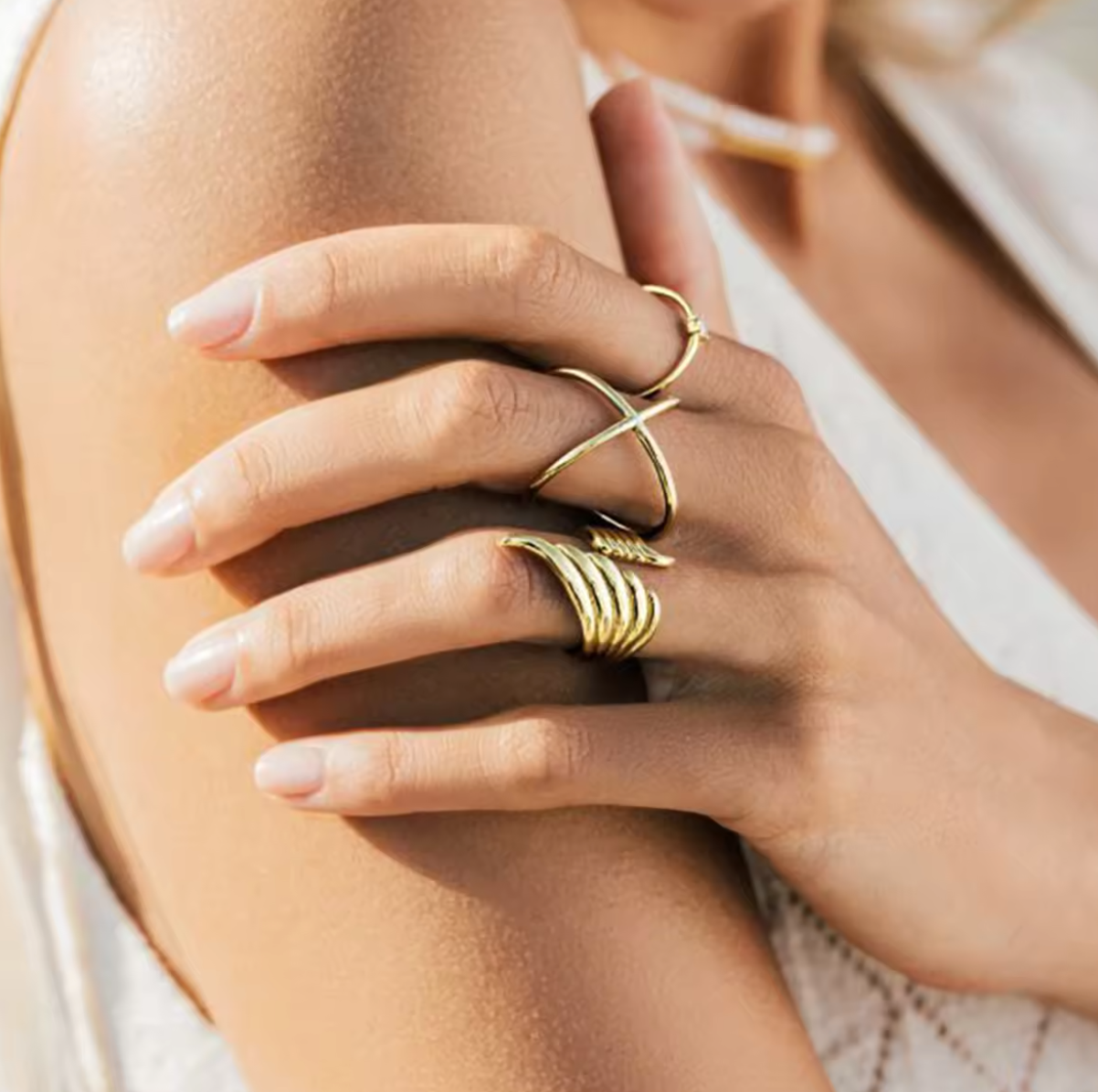 Angel Wings Statement Ring