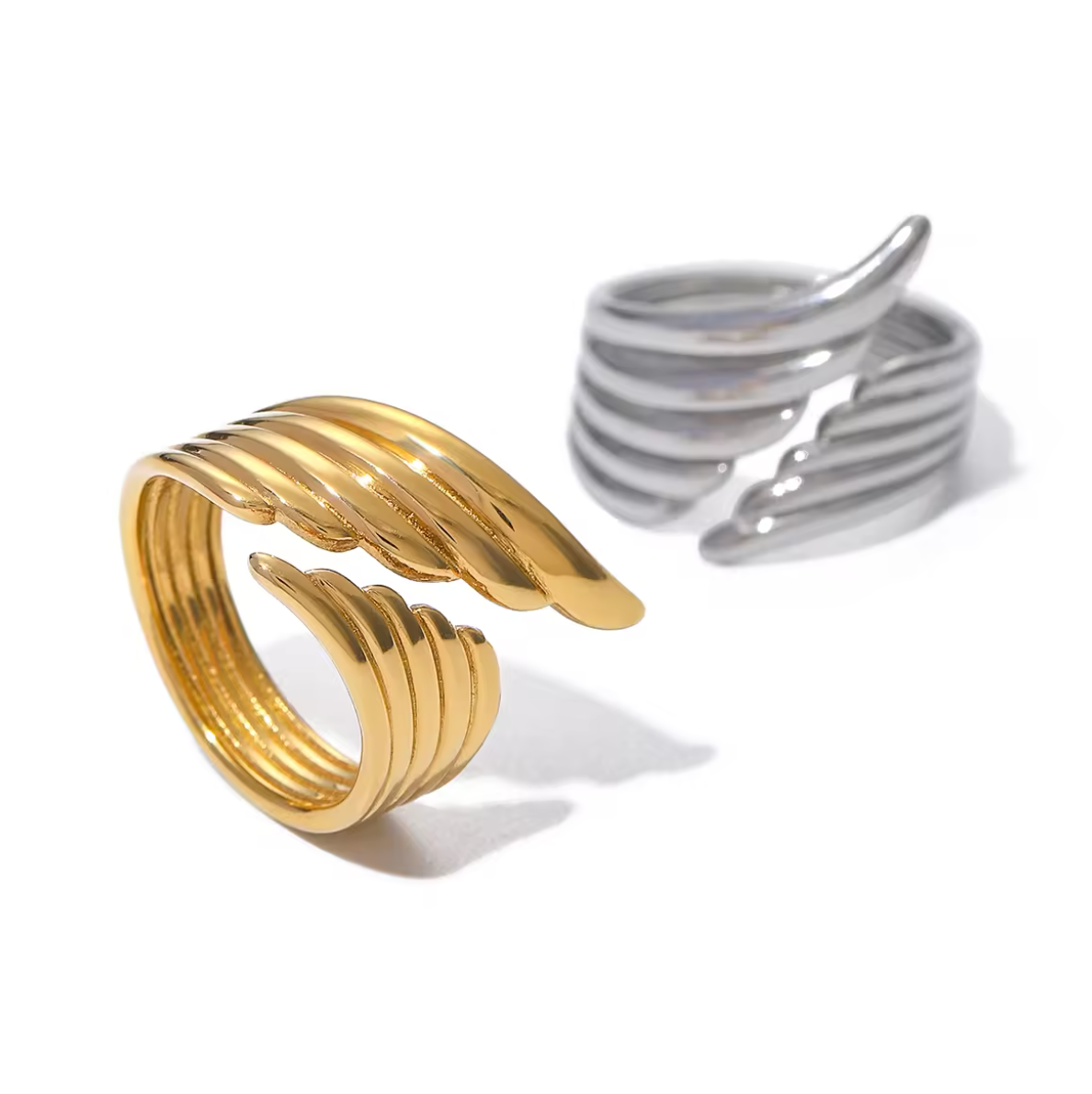 Angel Wings Statement Ring