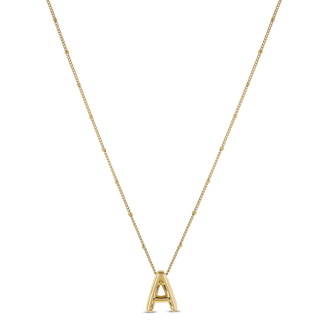 Balloon Initial Necklace