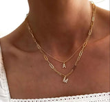 Zella Initial Name Necklace