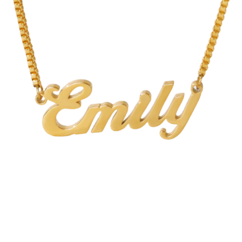 Bold Pendant Name Necklace