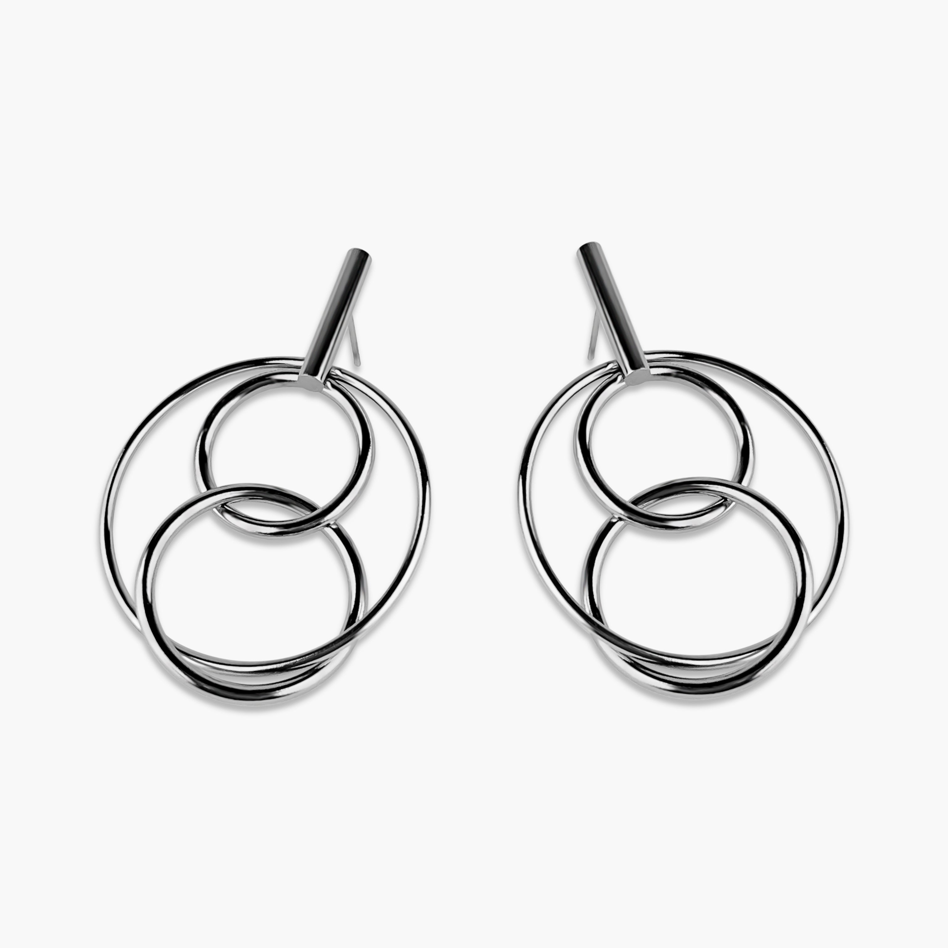 Multi Circle Hoop Earrings