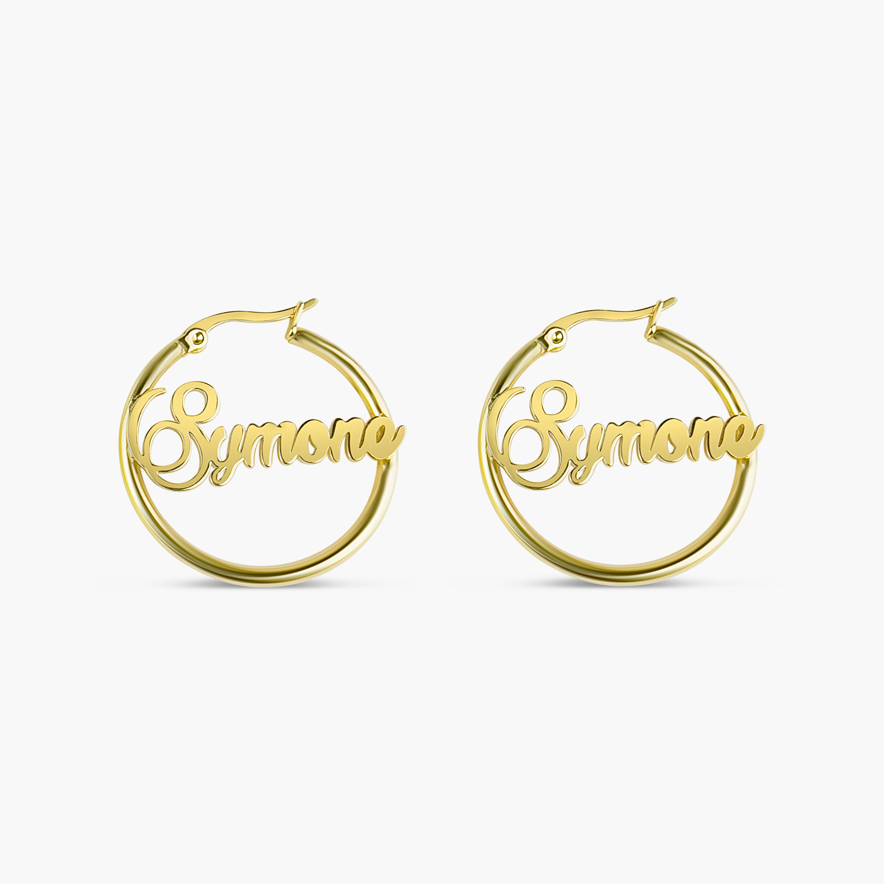 Custom Hoop Earrings