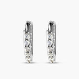 Ava Huggie Hoop Earrings 925 Sterling Silver