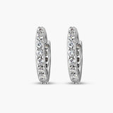 Ava Huggie Hoop Earrings 925 Sterling Silver