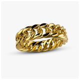Maya Cuban Chain Ring