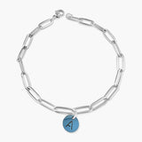 Link Chain Initial Bracelet