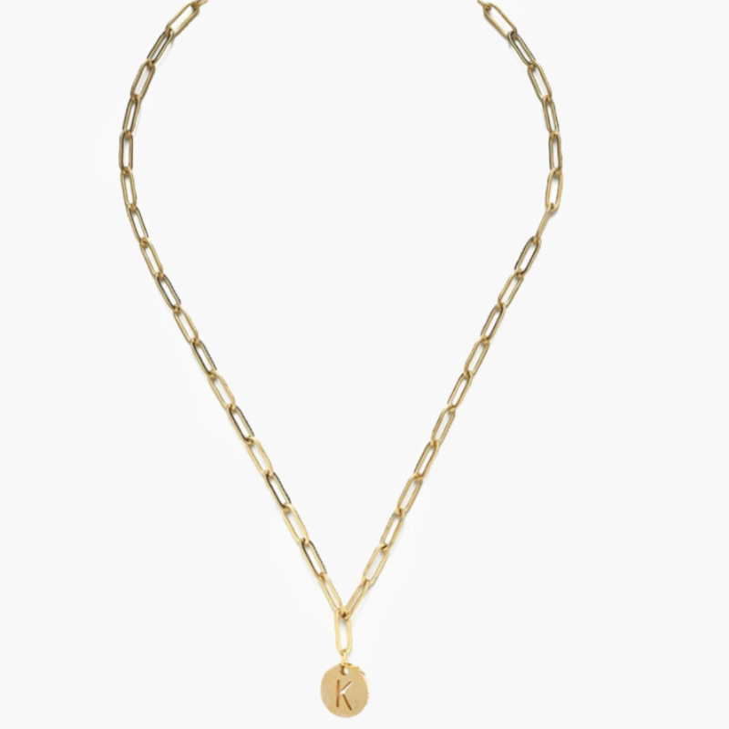 Link Chain Initial Name Necklace