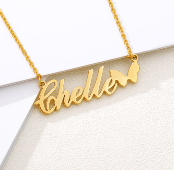 Cursive Style Name Necklace