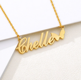 Cursive Style Name Necklace
