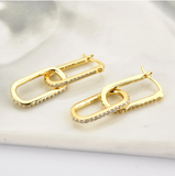 Gianna Hoop Earrings 925 Sterling Silver