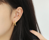 Hannah  Double Hoop Earrings 925 Sterling Silver