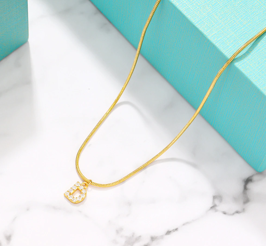 Heather Initial Necklace