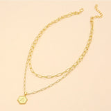 Jenna Layered Initial Necklace