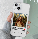 "Lana Del Rey" Music Player iPhone Case