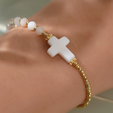 Hayley Cross Bracelet