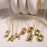 Dena Bubble Initial Necklace