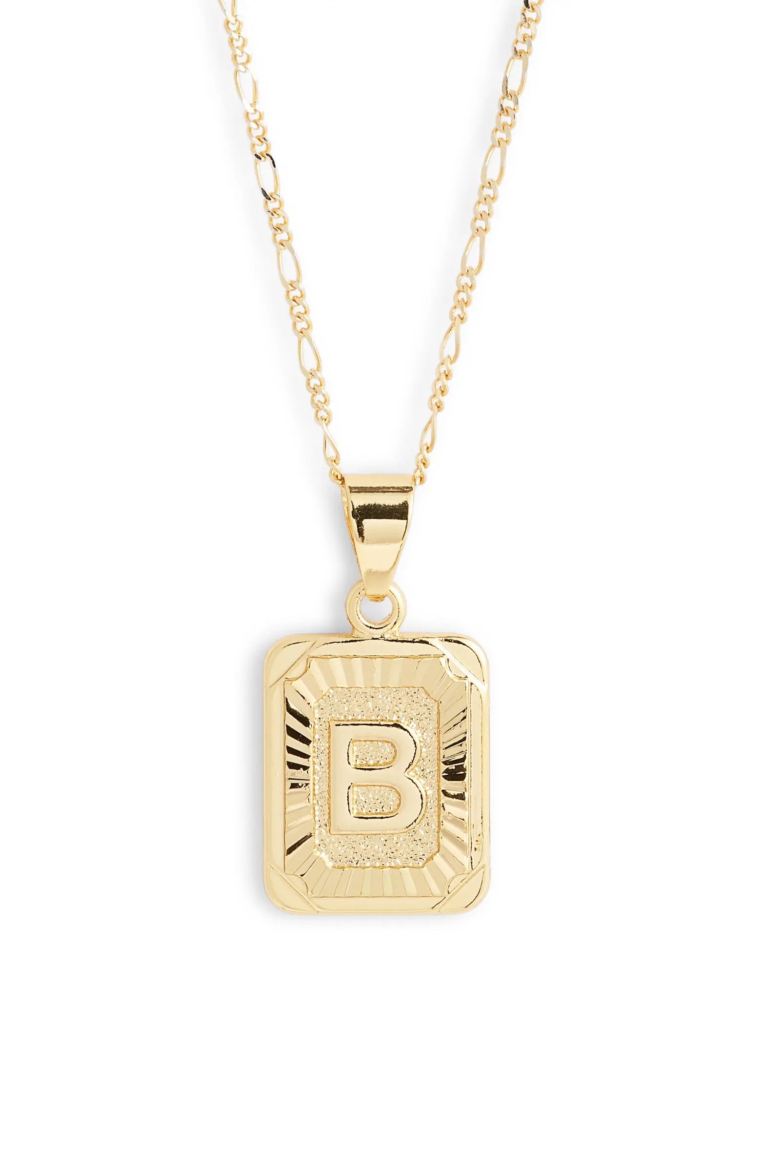 Brenna Initial Pendant Necklace