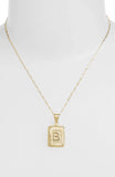 Brenna Initial Pendant Necklace