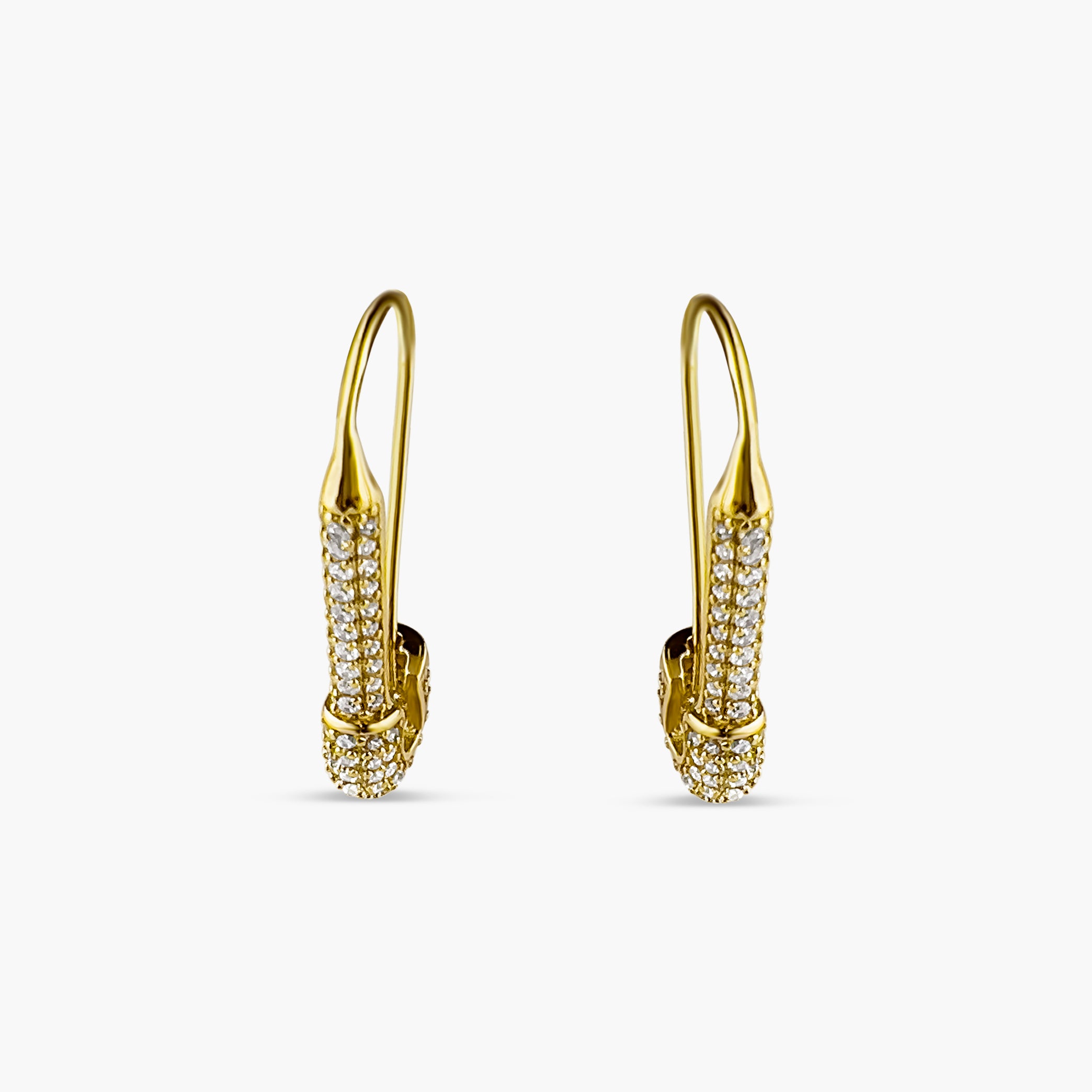 Zahara Safety Pin Earrings