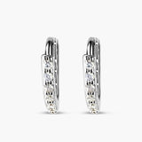 Ava Huggie Hoop Earrings 925 Sterling Silver