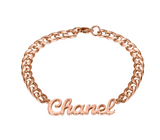 Bold Link Chain Name Bracelet