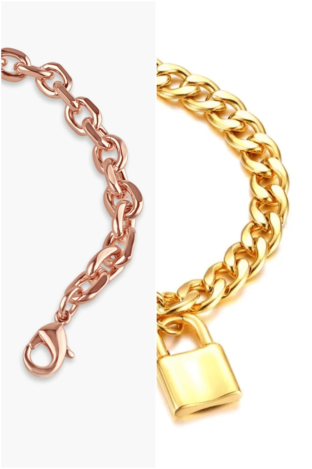 Glamorous Lock and Key Bracelet Bundle